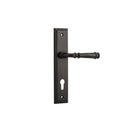 Iver Verona Door Lever Handle On Stepped Backplate - primehardware