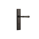 IVER Verona Door Lever Handle On Stepped Backplate | Privacy Lever Set Only | 9 Finishes - Signature Brass