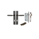 Iver Berlin Door Lever Handle On Rectangular Backplate - primehardware