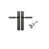 Iver Berlin Door Lever Handle On Rectangular Backplate - primehardware