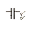 Iver Berlin Door Lever Handle On Rectangular Backplate - primehardware