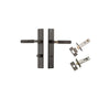 Iver Brunswick Door Lever Handle On Rectangular Backplate - primehardware