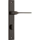 Iver Como Door Lever Handle On Rectangular Backplate - primehardware