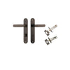Iver Bronte Door Lever Handle On Oval Backplate - primehardware