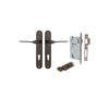 Iver Como Door Lever Handle On Oval Backplate - primehardware