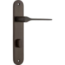 Iver Como Door Lever Handle On Oval Backplate - primehardware