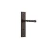 Iver Verona Door Lever Handle On Chamfered Backplate - primehardware