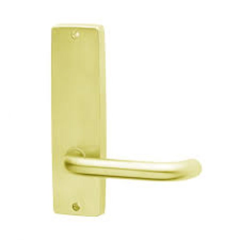 Lockwood 1905 Square End Plate With 123 Lever Polished Brass 1905/123PB - primehardware