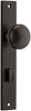 Iver Paddington Door Knob On Rectangular Backplate - primehardware