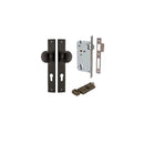 Iver Cambridge Door Knob On Rectangular Backplate - primehardware