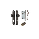IVER Cambridge Door Knob On Shouldered Backplate | Entrance Kit (Key/Key) | 9 Finishes - Signature Brass