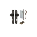 IVER Guildford Door Knob On Shouldered Backplate | Entrance Kit (Key/Key) | 8 Finishes - Signature Brass