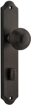 Iver Guildford Door Knob On Shouldered Backplate - primehardware