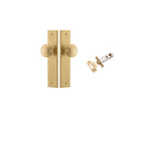 Iver Paddington Door Knob On Chamfered Backplate - primehardware