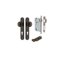 IVER Paddington Door Knob On Oval Backplate | Entrance Kit (Key/Thumb) | 9 Finishes - Signature Brass