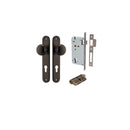 IVER Cambridge Door Knob On Oval Backplate | Entrance Kit (Key/Key) | 9 Finishes - Signature Brass