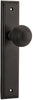 Iver Guildford Door Knob On Stepped Backplate - primehardware