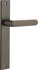 Iver Osaka Door Lever Handle On Rectangular Backplate - primehardware