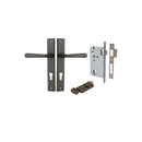 Iver Copenhagen Door Lever Handle On Rectangular Backplate - primehardware