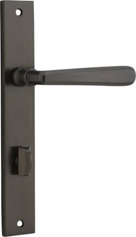 Iver Copenhagen Door Lever Handle On Rectangular Backplate - primehardware