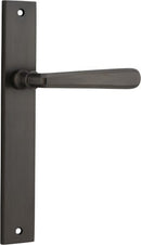 Iver Copenhagen Door Lever Handle On Rectangular Backplate - primehardware