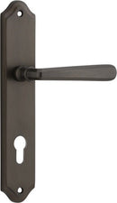 Iver Copenhagen Door Lever Handle On Shouldered Backplate - primehardware