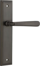 Iver Copenhagen Door Lever Handle On Stepped Backplate - primehardware