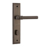 Iver Helsinki Door Lever Handle On Stepped Backplate - primehardware