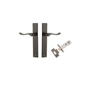 Iver Stirling Door Lever Handle On Rectangular Backplate - primehardware