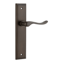 Iver Stirling Door Lever Handle On Stepped Backplate - primehardware