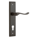 Iver Stirling Door Lever Handle On Stepped Backplate - primehardware