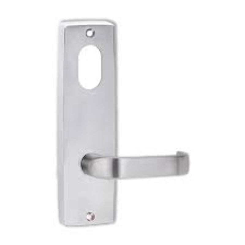 Lockwood 1901 Square End Plate With Cylinder & 74 Lever Satin Chrome 1901/74SC - primehardware