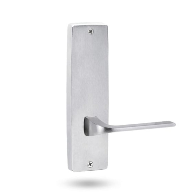 Lockwood 1905 Square End Plate With 123 Lever Satin Chrome 1905/123SC - primehardware