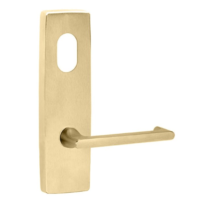 Lockwood 4601 External Square End Plate With Cylinder Hole & Lever 118 Architectural Bronze Unlacquered 4601/118AU - primehardware