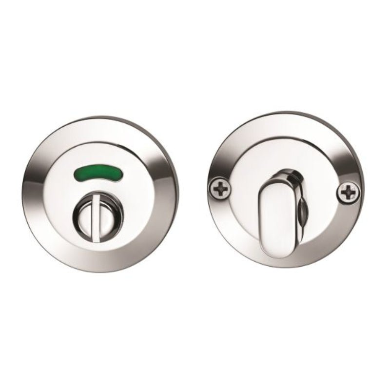 Lockwood 1360 Series Privacy Indicating Emergency Turn and Turn Escutcheon Kit Satin Chrome 1368P/7NSC - primehardware