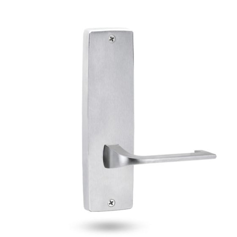 Lockwood 1905 Square End Plate With 124 Lever Satin Chrome 1905/124SC - primehardware