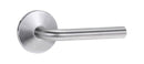 Lockwood 1360 Series 97 Lever on Round Rose Full Set Satin Chrome 1360/1361/97SC - primehardware