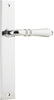 Iver Sarlat Lever Door Handle On Rectangular Backplate - primehardware