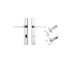 Iver Baltimore Door Lever Handle On Rectangular Backplate - primehardware