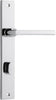 Iver Baltimore Door Lever Handle On Rectangular Backplate - primehardware