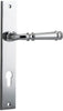 Iver Verona Door Lever Handle On Rectangular Backplate - primehardware
