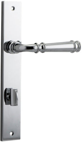 Iver Verona Door Lever Handle On Rectangular Backplate - primehardware