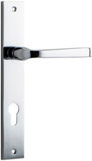 Iver Annecy Door Lever Handle On Rectangular Backplate - primehardware