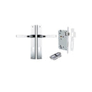 Iver Annecy Door Lever Handle On Rectangular Backplate - primehardware