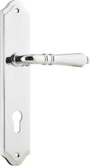 Iver Sarlat Lever Door Handle On Shouldered Backplate - primehardware