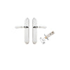 Iver Sarlat Lever Door Handle On Shouldered Backplate - primehardware
