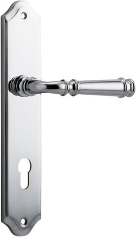 Iver Verona Door Lever Handle On Shouldered Backplate - primehardware