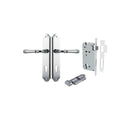 Iver Verona Door Lever Handle On Shouldered Backplate - primehardware