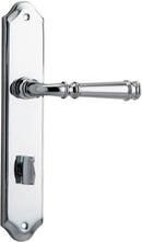 Iver Verona Door Lever Handle On Shouldered Backplate - primehardware