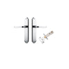 Iver Annecy Door Lever Handle On Shouldered Backplate - primehardware